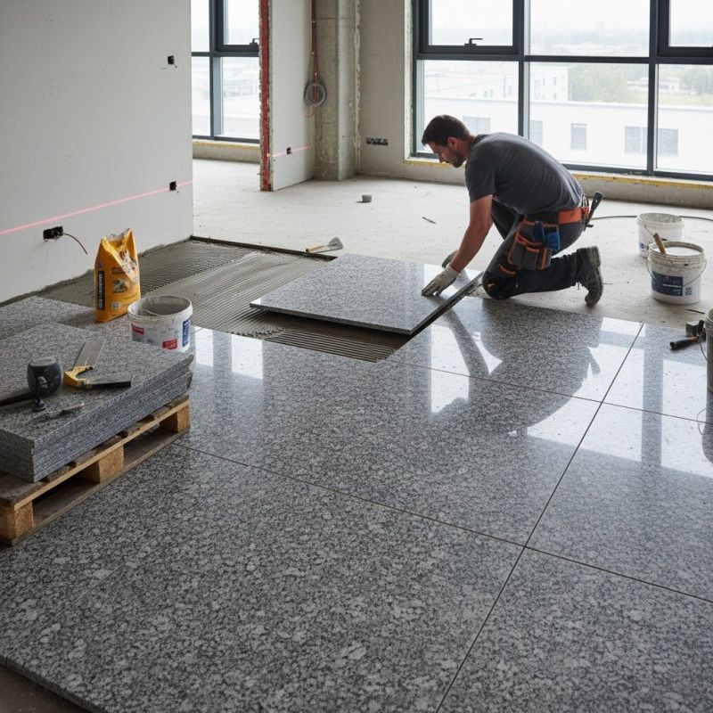 Granite Slab Installation